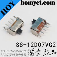 Manufacturer Vertical Type 3pin DIP Slide Switch(SS-12D07VG2)