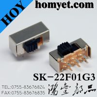 High Quality DIP Side Push Micro Switch/Slide Switch 6pins Toggle Switch (SK-22F01G3)