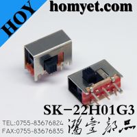 High Quality 3pin DIP Slide Switch/Micro Switch/Toggle Switch (SK-22H01G3)