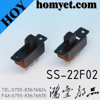 High Quality DIP 6pin Slide Switch Power Dpdt Toggle Switch (SS-22F02)