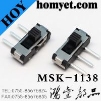 Long Feet 3Pin DIP Slide Switch /Side Push Two-position Toggle Switch (MSK-1138)