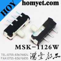 High Quality 3Pin DIP Slide Switch Toggle Switch (MSK-1126W)