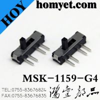China Manufacturer Slide Switch with 4pin Feet (MSK-1159-G4)