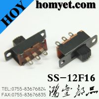 Power 1 Poles 2 Positions 1p2t Slide Switch/Toggle Switch(SS-12F16)