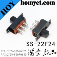 High Quality 6pin DIP Two position 2p2t Slide Switch(SS-22F24)