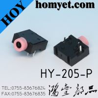 2.5mm DIP Phone Jack with 3pin 3 Mast (Hy-205-P)