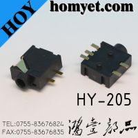 2.5mm Phone Jack with 5 Pin SMT Type Registration Mast