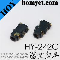 China Manufacturer 2.5mm 6pin SMD Phone Jack/RCA Connector (HY-242C)