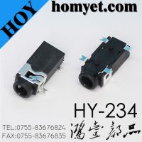 2.5mm 4pin SMD Type Phone Jack with Two Location Pin (HY-234)