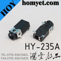 2.5mm 4pin SMD AV Jack/ Phone Jack with Two Mast (HY-235A)