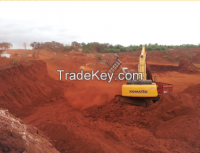 Gibbsite bauxite ore