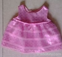 pink organza dress