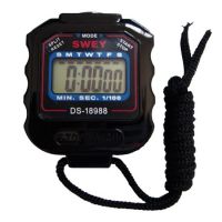 DS-18988 New digital running timer chronograph sports stopwatch counter with strap