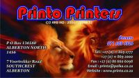 all Litho printing and full colour Digital Signage