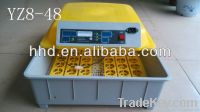 YZ8-48 CE Approved automatic small egg incubator hatching machine for