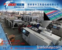 plastic concrete roof tile making machine and roofing sheet extrusion