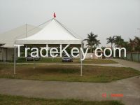 Luxury outdoor gazebo tent, fashionable summer gazebo