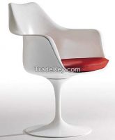 Eero Saarinen Fiberglass Tulip Chair /White Fiberlass Dining Chair/Tulip Armless Chair/YXL-YLW