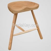 wooden bar stool chair