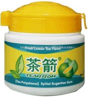 lemon tea sugar free chewing gum