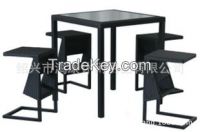 rattan bar chairs bar table