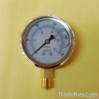 2.5inch 60mm oil filled pressure gauge/pressure manometer