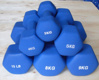 Fixed Weight Hex Neoprene Coated Dumbbell