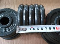 Baked dumbbell plates