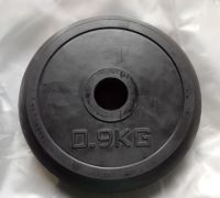 Rubber dumbbell plates