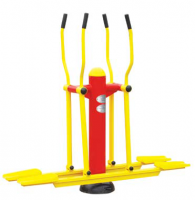 Double-units Single Pole Walker outdoor fitness equipment