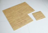 Wood Grain Foam Floor Mat