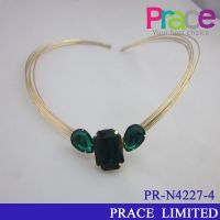 fashion new design cheap resin necklace for ladies