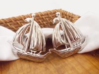 Sailboat Napkin Ring for Wedding, Party, Dinner decoration