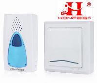 Honfeiga 206T1R1 Wireless Door Bells with Stereo Speaker, 36 Music, 280 M Remote Distance, USD4/pcs Only