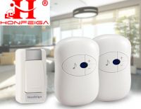 Honfeiga 305T1R2 Wireless Door Bells with 2 Receiver, Stereo Speaker, 36 Music, 280 M Remote Distance, USD4/pcs Only
