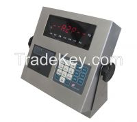 Weighing indicator and weigh scales