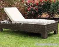 Hot Sale Rattan Palm Cove Sun Lounge