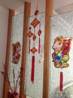 Handwork cross stitch/Hundred Red Fu character/Happiness