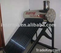 non-pressurized solar water heater with assitant tank