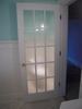 AFOL PVC bathroom door with door handle and door hinge