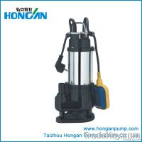 Stainless steel sewage submersible pump with float switch