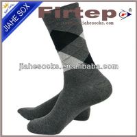 200N good quality with classical design argyle men's business socks