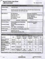 Lime Kiln Dust & Phosphate