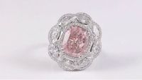 Fancy Pink Diamond Ring 10.03 Carat 