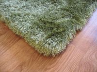 handmade plain shaggy carpet made in china