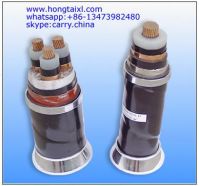 Aluminum conductor XLPE insulated pvc sheathed steel wire armoured  power cable
