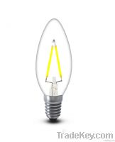 New Launching Sapphire Filament E27 LED Candle Bulb, 3.5W Edison Bulb