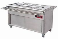 BS-4W stand style bain-marie(with cabinet)