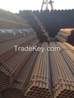 MS black round steel pipe