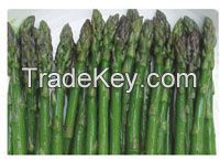 Iqf & frozen green  asparagus (whole , spear , cut ,tips)